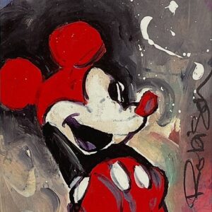 Pockets - Hand-signed Mickey Mouse lithograph by Eric Robison