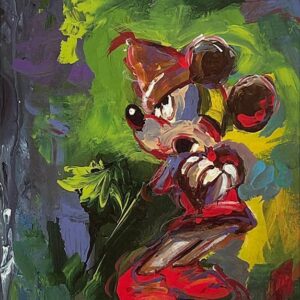 King Of The Forest - Hand-signed Mickey Mouse lithograph by Eric Robison