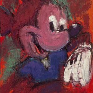 On The Edge - Hand-signed Mickey Mouse lithograph by Eric Robison