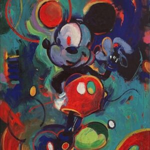 Mouse-A-Motion - Hand-signed Mickey Mouse lithograph by Eric Robison