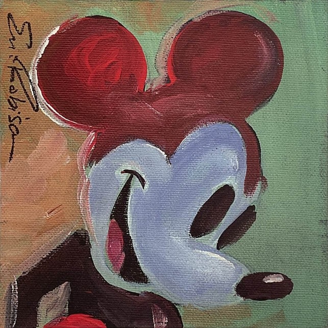 Vintage Series 1 - Hand-signed Mickey Mouse lithograph by Eric Robison