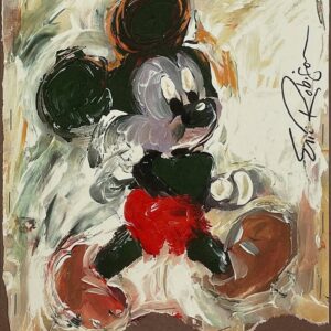 Mickey On The Move - Hand-signed Mickey Mouse lithograph by Eric Robison