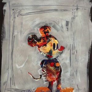 A La Mode Mouse - Hand-signed Mickey Mouse lithograph by Eric Robison