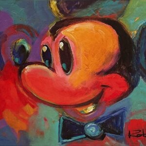 Uptown Mouse - Hand-signed Mickey Mouse lithograph by Eric Robison