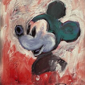 Baby Mickey - Hand-signed Mickey Mouse lithograph by Eric Robison