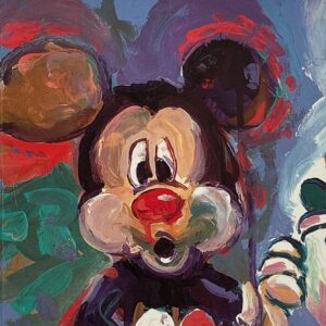Maraschino Mouse - Hand-signed Mickey Mouse lithograph by Eric Robison