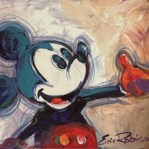 Over There - Hand-signed Mickey Mouse lithograph by Eric Robison