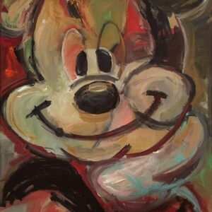 Dimples Mickey - Hand-signed Mickey Mouse lithograph by Eric Robison