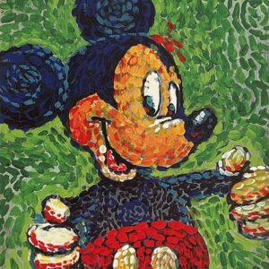 Gimme A Hug - Hand-signed Mickey Mouse lithograph by Eric Robison