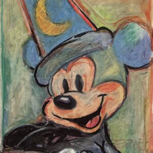 Off The Set - Hand-signed Mickey Mouse lithograph by Eric Robison