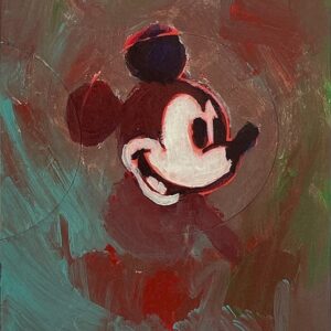 Hotel Coaster Mouse - Hand-signed Mickey Mouse lithograph by Eric Robison