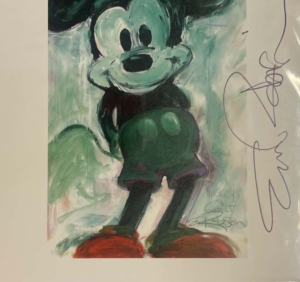 100 Mickeys lithograph: Mickey The Giant - Image 3