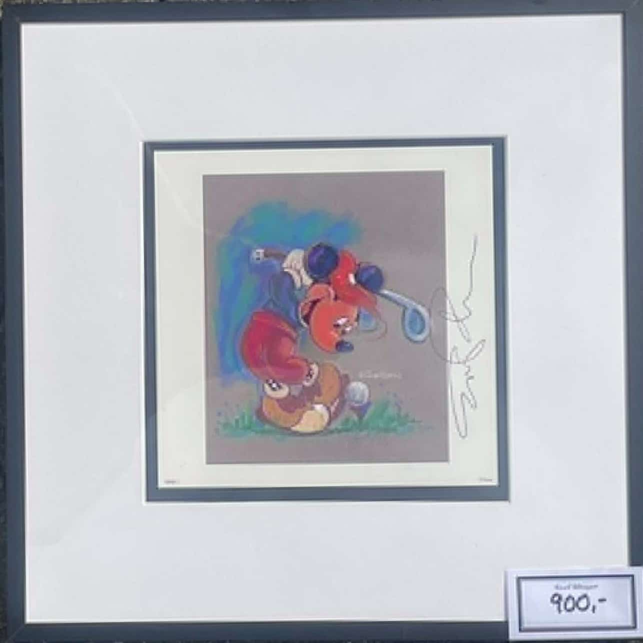 100 Mickeys lithograph: Tee It Up - Color - Image 2