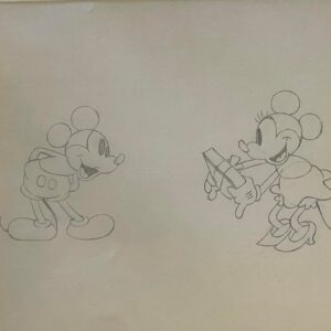 Puppy Love - original animation drawing