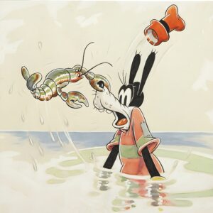 Seaside Surise - fine art Goofy giclée featuring the art of Tom Wood