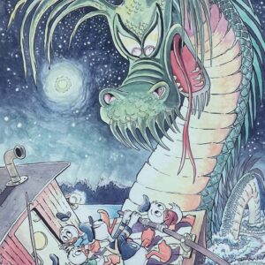 #1/1 chromaluxe print: The Terror of the River